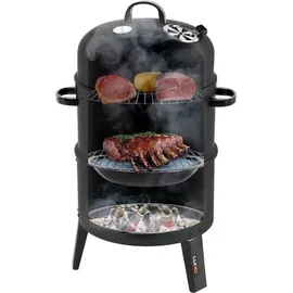 TRIZERATOP Räuchertonne 51 x 42 x 80 cm Holz schwarz