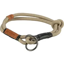 Trixie BE NORDIC Zug-Stopp-Halsband XS–S, sand/schwarz
