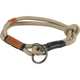 Trixie BE NORDIC Zug-Stopp-Halsband XS–S, sand/schwarz