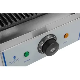 Royal Catering Kontaktgrill geriffelt 1800 W