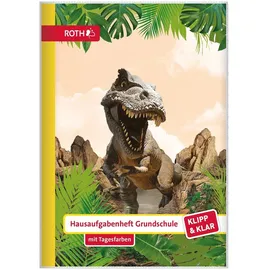 ROTH Roth, Grundschul-Hausaufgabenheft Klipp&Klar Tyrannosaurus