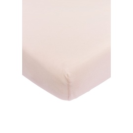 Meyco Baby Spannbettlaken Juniorbett - Uni Soft Pink - 70x140/150cm - Einzelpackung