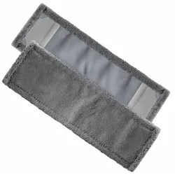 Mopptex Mikrofasermopp PREMIUM grau, Wischmopp für die Industrie und im Hygienebereich, 1 Stück, Breite: 40