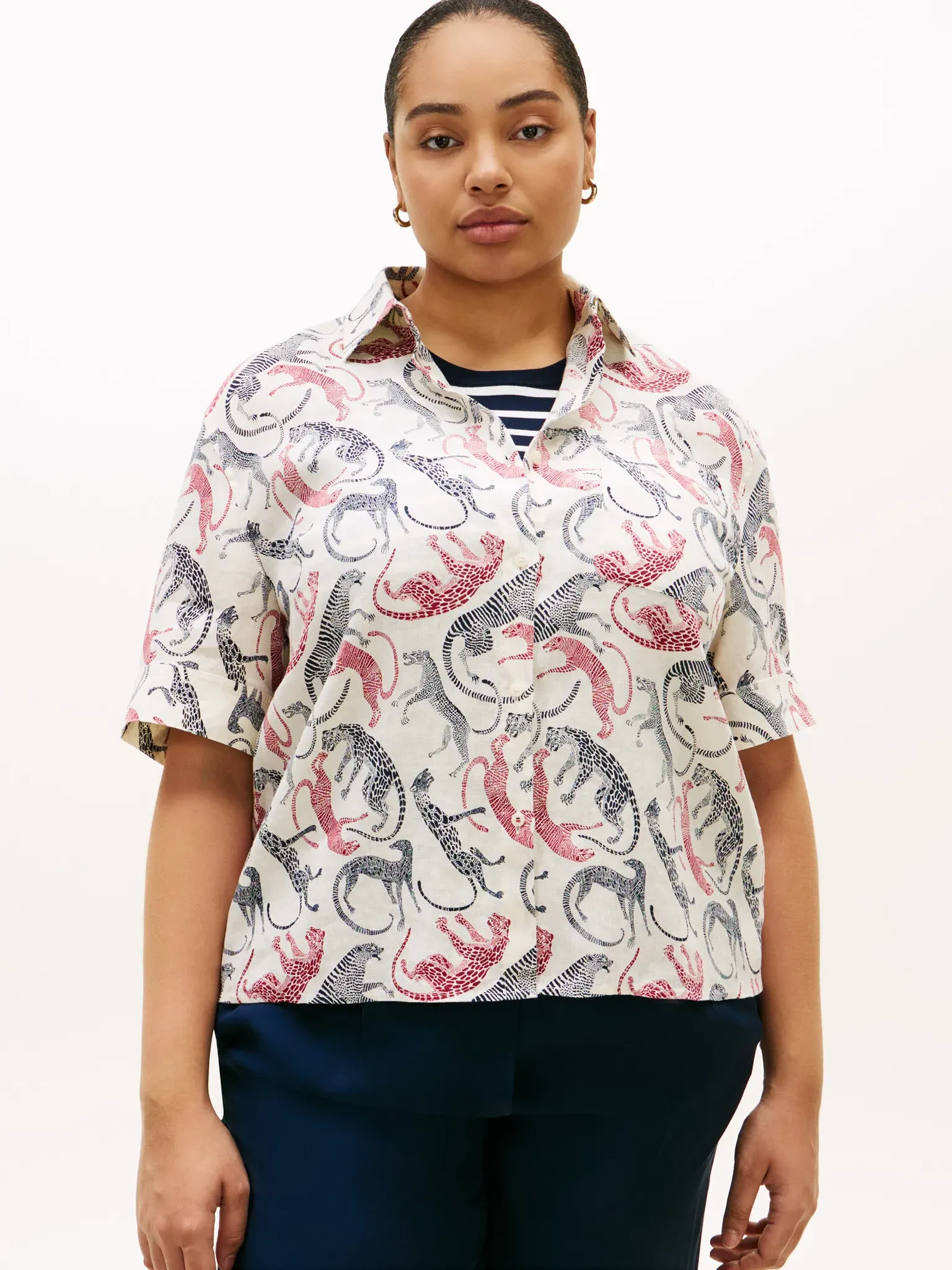 Kurzarmshirt TOMMY HILFIGER CURVE 