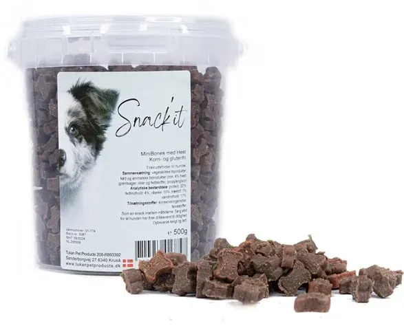 - Semi-Moist Mini Bones w/ Horse 500g