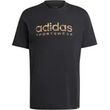 Adidas CAMO LINEAR Graphic Tee, Kurzarm-Grafik-T-Shirt, IW2680