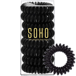 SOHO Spiral Haargummis Black 