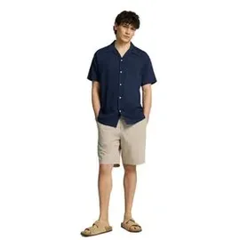 Selected Herren Chino Shorts SLHREGULAR-KARL SEERSUCKER SHORTS Regular Fit Regular Fit 16092367 Beige XXL