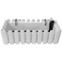 Hti-Living Blumenkasten mit Wasserspeicher Nessa 50 cm Weiß