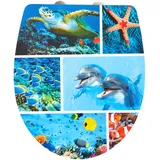 ADOB WC-Sitz Meer Blau