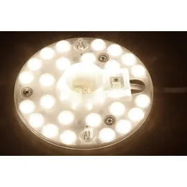 McShine LED-Modul, Umrüstsatz mit Magnethalterung, Ø12,5cm, 12W, 1.200 lm, 3000K