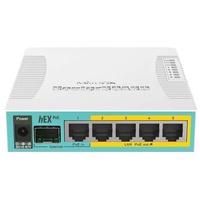 MikroTik RouterBOARD hEX RB960PGS - Router - 4-Port-Switch - GigE