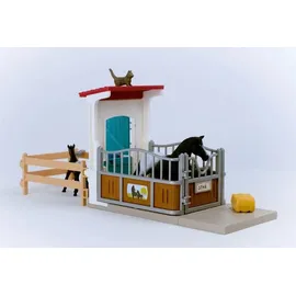 Schleich Horse Club 42611 - Pferdebox mit Stute und Fohlen