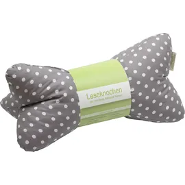 herbalind Leseknochen 40 x 18 cm Grau