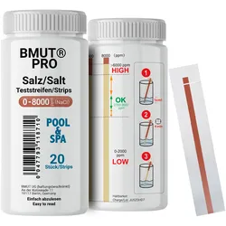 Bmut Salzwasser Test Pool & Spa Teststreifen 20 St