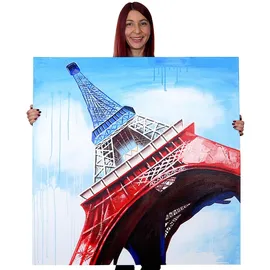 MCW Ölgemälde Eiffelturm Handgemalt