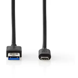 Nedis USB-A auf USB-C 2 m Schwarz