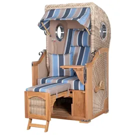 Mr. Deko Ammersee Blau/Teak Set