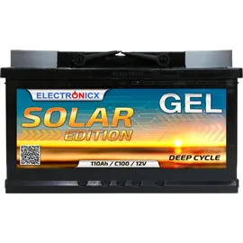 Electronicx Solarbatterie 12V 110Ah 1,32 kWh