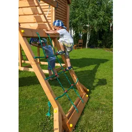 fungoo Spielturm MAXI SET mit Schaukel und Rutsche Grün