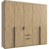 WIMEX Drehtürenschrank Mugano 225 x 208 x 58 cm Schwarz