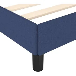 vidaXL Bettgestell 90 x 200 cm Blau
