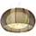 Brilliant Relax 2-flg. 40 cm rund bronze/chrom
