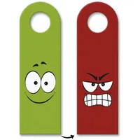 Trendaffe Liebes Gesicht oder böses Gesicht Türhänger wütend freundlich