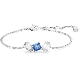 Swarovski Mesmera Armband blau silberfarben 5668359 Größe 15,5-19,5 cm