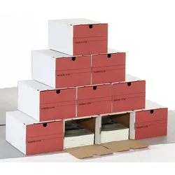 Top-Print Archivboxen für individuelle Aufbewahrung 24,4 x 32,1 x 18,5 cm