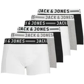 JACK & JONES Retro Boxershorts grau XXL 6er Pack