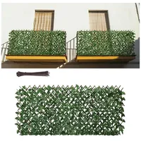 Sekey Ausziehbarer Weidenzaun Sichtschutz Blättermatte, Höhenbereich: 40 - 120cm,