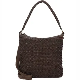 GREENLAND Nature Femi & Nine Schultertasche Leder 39 cm braun
