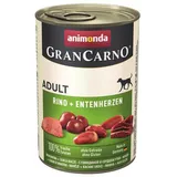 Animonda GranCarno Adult Rind & Entenherzen 24 x 400 g