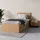 Vox Bett SIMPLE 95,3 x 205,6 cm Eiche massiv beige