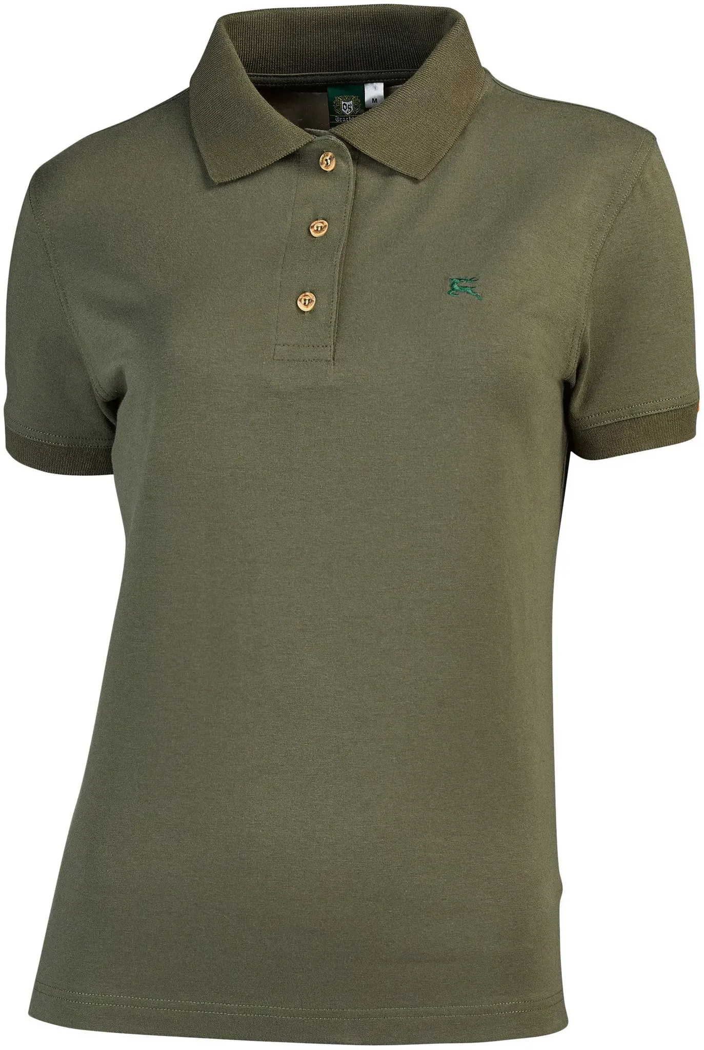 OS-Trachten Damen-Poloshirt, weinrot, S