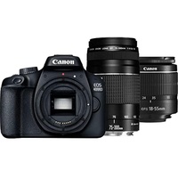 Canon EOS 4000D Kit + EF-S 18-55 DC III + 75-300 DC, 3011C010