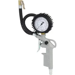 Geeichter Druckluft-Reifenfüllmesser, 0-10 bar
