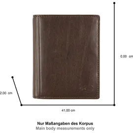 CAMEL ACTIVE Cliff High Form Wallet Herren Geldbörse bro brown