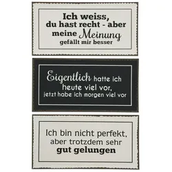 Schild Metallschild  Blechschild  Priol Auswahl nach Zufall