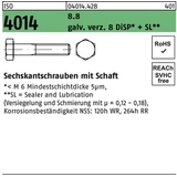 Bufab Sechskantschraube ISO 4014 Schaft M12x50 8.8 galv.verz. 8 DiSP+SL 100St.