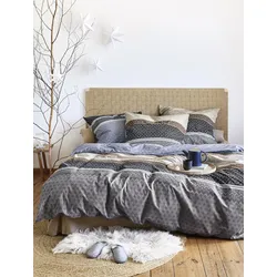 Irisette Bettwäsche »Panda 8543«, flauschig, 44694759-0 blau 1 St.