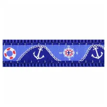 Red Dingo Hundeleine Leine RD 25 mm x 2 m - Nautisch Dunkelblau, (Packung)