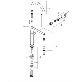 Grohe Essence Küchenarmatur Gold