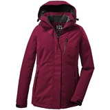 KILLTEC Damen Funktionsjacke/Winterjacke mit abzippbarer Kapuze KOW 140 WMN JCKT, dunkel himbeere, 42,