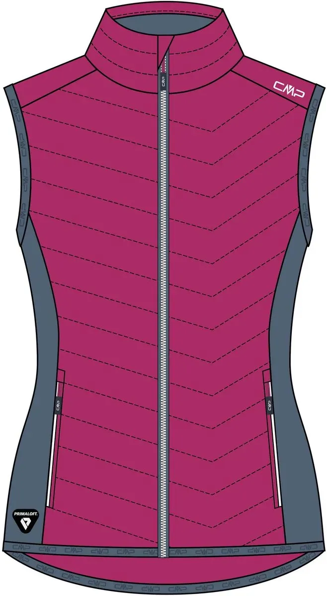 CMP Woman Vest Hybrid magenta (B807) 38