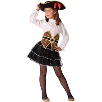 ATOSA 61509 Kostüm Piraten braun Piraten & Matrosen Mädchen 5-6 Jahre