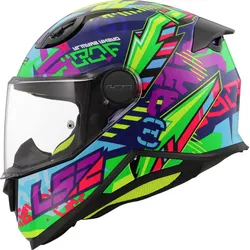 LS2 FF812 Kid Svent Kinder Helm, mehrfarbig, Größe M