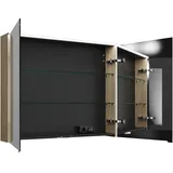 Burgbad Eqio 100 cm eiche dekor cashmere LED-Waschtischbeleuchtung