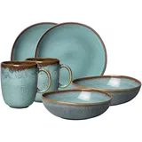 like. by Villeroy & Boch Lave glacé Frühstücks-Set, 6tlg. EC Geschirr